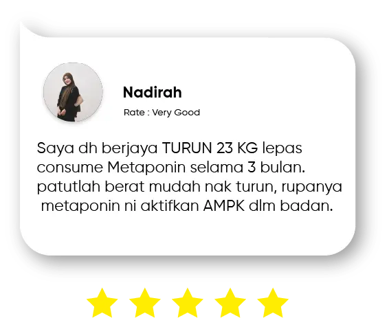 Turun 23KG dalam Masa 3 bulan